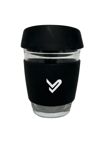 Hello Health Glass Coffee Cup