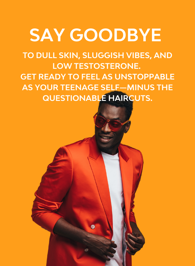 An image of a stylish and confident man after he feels his testosterone levels returning to normal with the help of tribulus and ashwagandha